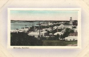 bermuda, HAMILTON, Partial View (1910s) Embossed Postcard