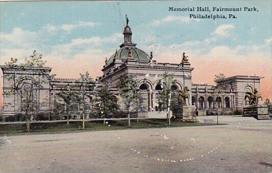 Pennsylvania Philadelphia Memorial Hall Fairmount Park 1911