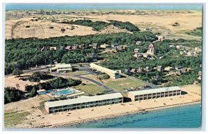 1964 Aerial View of The Tides Motor Inn Cape Cod Massachusetts MA Postcard