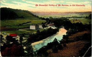 Birds Eye View Benson Creek Valley Benson Kentucky KY UNP DB Postcard C8