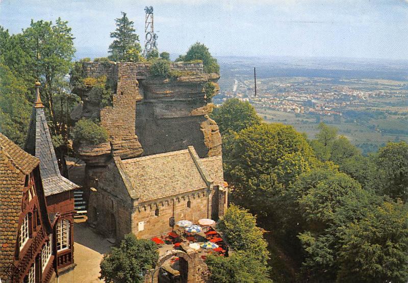 barr alsace carte France L'oeil de l'Alsace, Le Chateau du Haut Barr Vue sur la 