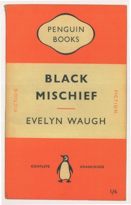 Black Mischief Evelyn Waugh 1951 Book Postcard