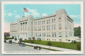 Sacramento CaliforniaSacramento County CourthouseVintage Postcard