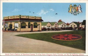 Uncle Tom's Cabins Niagara Falls Ontario ON Unused FH Leslie Postcard F61