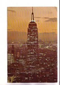 OVERSIZE, Empire State Building, New York City, Postally Used