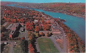 Aerial View of the Michigan Tech Campus in Houghton Michigan