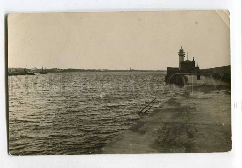 3061040 RUSSIAN NORTH Svetlovoy LIGHTHOUSE Vintage photo PC