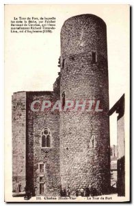 Old Postcard Chalus Tower Fort