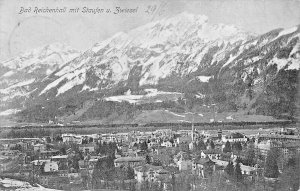 BAD REICHENHALL BAVARIA GERMANY ~ STAUFEN u ZWIESEL~1906 PANORAMA PHOTO POSTCARD