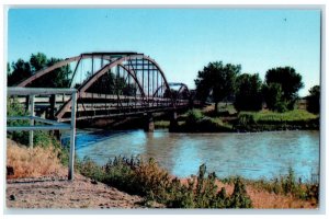 c1950's Fort Laramie Military Bridge Fort Laramie Wyoming WY Postcard