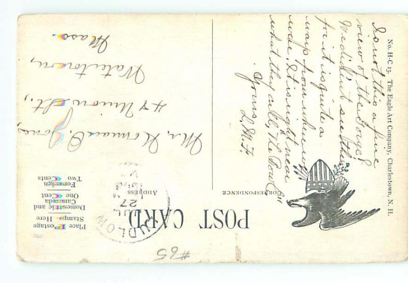 Divided-Back RUSTIC SCENE Cavendish Vermont VT hk3934