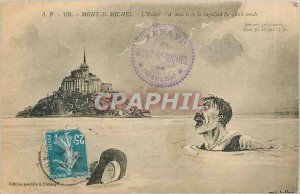 'Old Postcard MOUNT St Michael''s stuck'