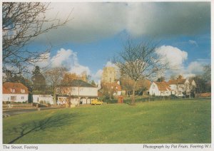 The Street Feering Essex Rare Postcard