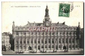 Postcard Old City Hall Valenciennes