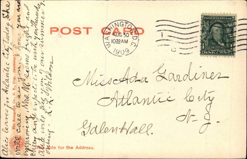 Washington DC D.C. Washington Monument General View c1910 Vintage Postcard 