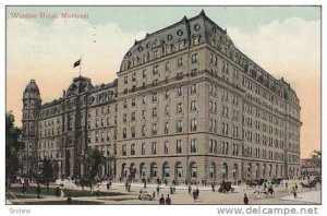 Exterior, Windsor Hotel, Montreal, Quebec, Canada, PU-1910