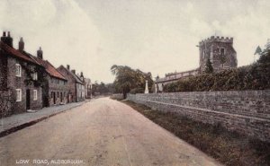 Low Road Aldborough Yorkshire Vintage Postcard