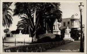 Sausalito California CA 1930s-40s Real Photo Postcard