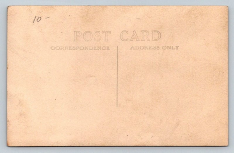 RPPC  Seminole Texas  Flooding  Motoring Through the Streets c1910   Postcard