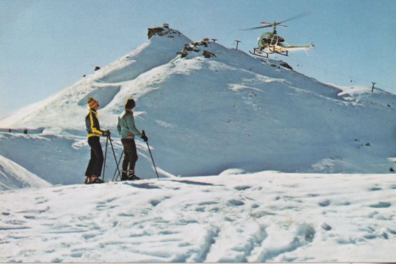 Coronet Peak Helicopter Queenstown Australia Postcard