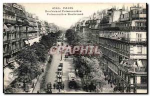 Paris - 2 - Boulevard Poissonniere - Old Postcard