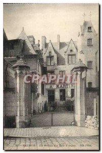 Postcard Old House Saumur Anjou Kings