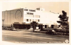 RP Postcard Earl Carroll Theatre and Restaurant in Hollywood, California~124634
