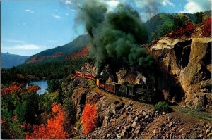 Denver & Rio Grande - Silverton Colorado - Large 9 x 6 Postcard - Railroad