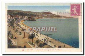 Nice Old Postcard Walk of the English and the mount Boron