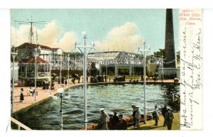 CT - New Haven. White City Amusement Park, Roller Coaster ca 1909