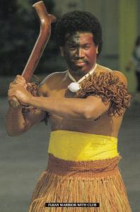 Fijian Warrior Fiji Postcard