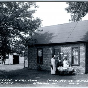 c1950s Nashua, IA RPPC Cottage Museum Chickasaw County Historical Society A108