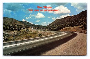 Scenic Drive Thru Tijeras Canyon On U. S. Highway 66 Albuquerque NM Postcard