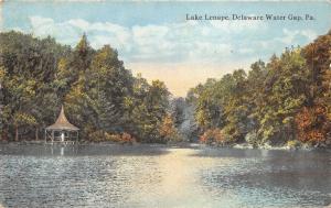 Delaware Water Gap Pennsylvania~Lake Lenape~Pavilion on Water's Edge~1921 Pc