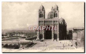 Old Postcard Marseille The Cathedral and the Joliette