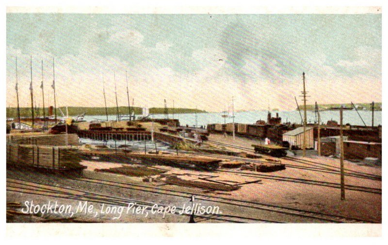 Maine  Stockton  Long Pier  Cape lellison