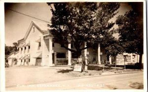 RP Old Elm Inn At Esperance Schoharie County New York NY Real Photo RPPC B652