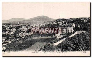 Aix les Bains - View from la Roche - Old Postcard