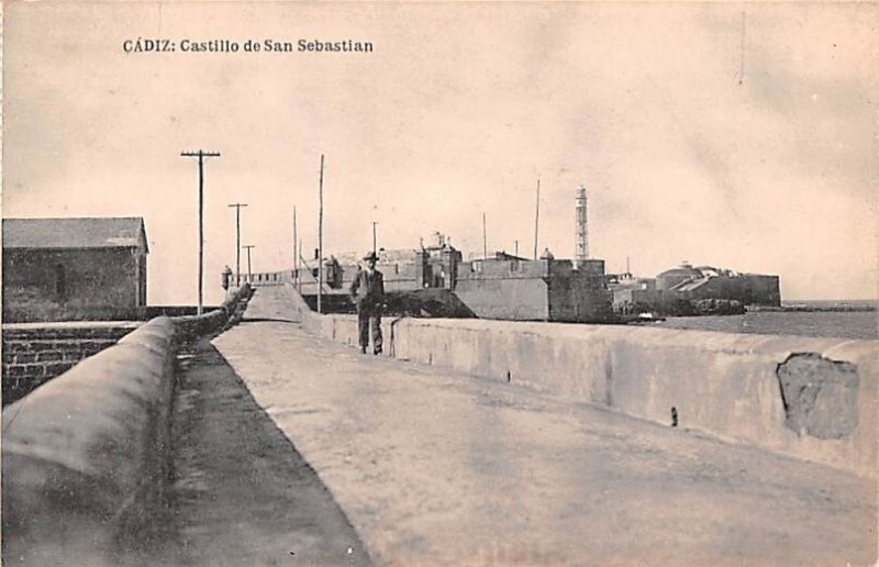 Castillo de San Sebastian Cadiz Spain Unused 