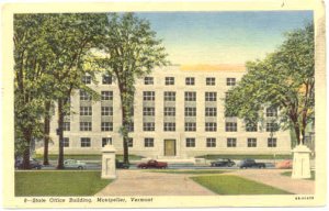 State Office Building, Montpelier, Vermont, VT, Linen