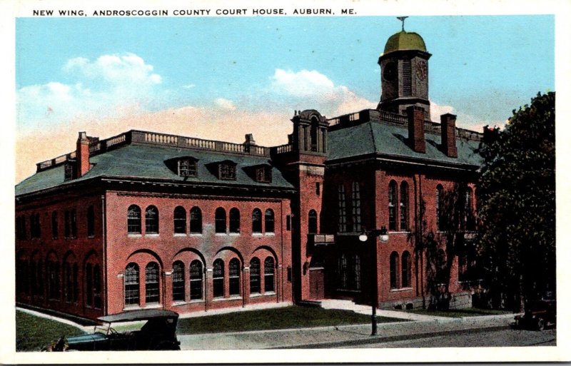 Maine Auburn New Wing Androscoggin County Court House