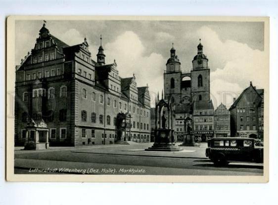 155915 GERMANY LUTHERSTADT WITTENBERG taxi Vintage postcard