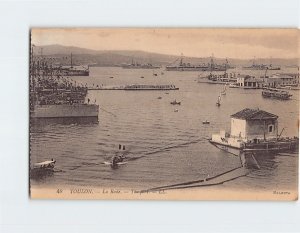 Postcard The port Toulon France