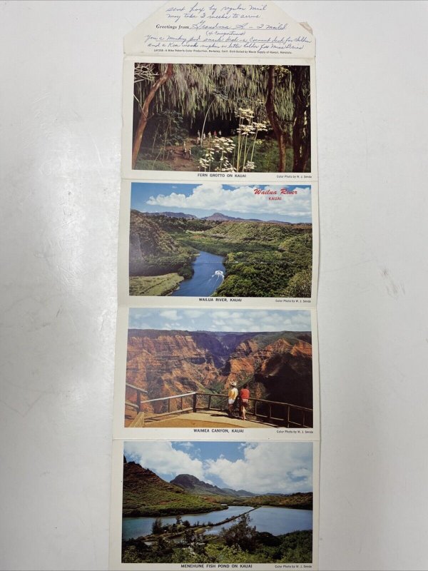 Here's Hawaii: The 50th State Souvenir Postcard Booklet - 12 Photos (1966)