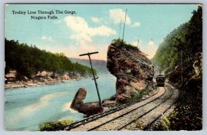 Trolley Line Through The Gorge, Niagara Falls, 1912 Toronto CNE Slogan Cancel