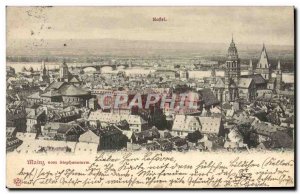 Old Postcard Mainz vom Stephansturm