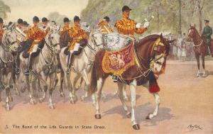 Carfax. The Band of the Life Guards. Horses Tuck Oilette Military in Lo