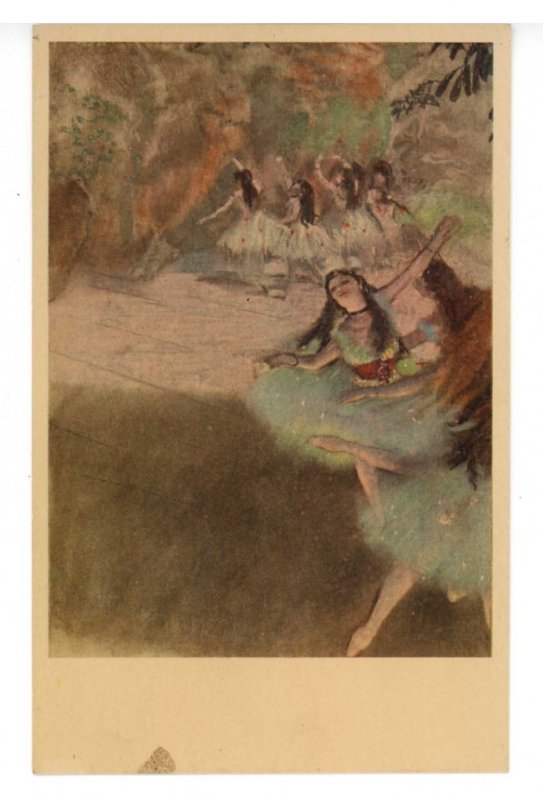 Ballet Girls on the Stage   Artist: H.G.E. Degas