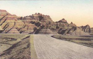 South Dakota Wall Prehistoric Graveyard Fossil Beds the Badlands National Mon...