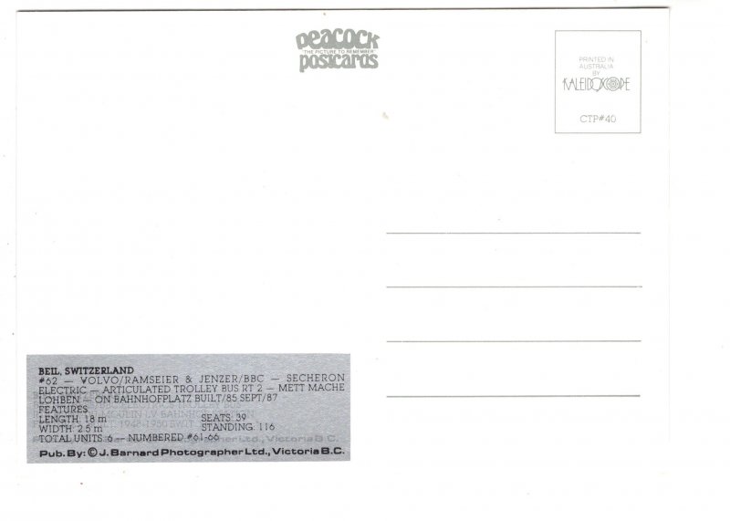 Trolley Bus, Biel, Switzerland